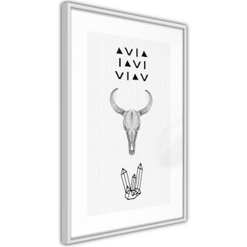 Poster Artgeist Affisch Animal Skull