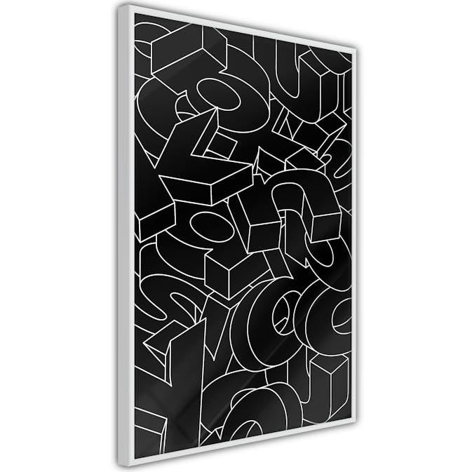 Poster Artgeist Affisch Alphabet