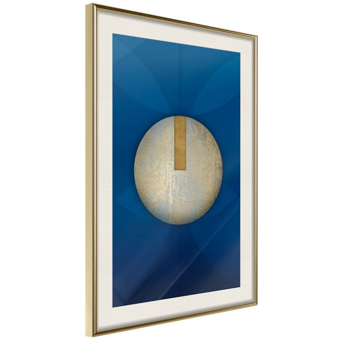Poster Artgeist Affisch Indigo Abstraction