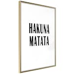 Poster Artgeist Affisch Hakuna Matata