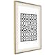 Poster Artgeist Affisch Distorted Chessboard