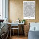Poster Artgeist Affisch Map of Paris