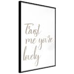 Poster Artgeist Affisch Trust Me You're Lovely