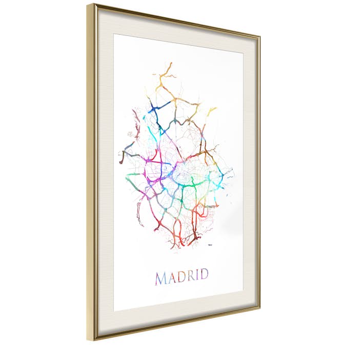 Poster Artgeist Affisch Madrid