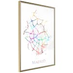 Poster Artgeist Affisch Madrid