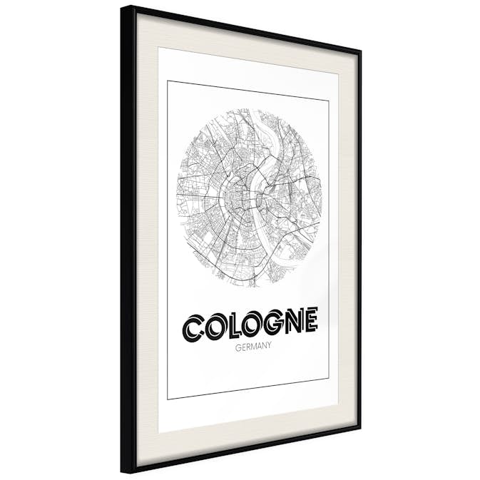 Poster Artgeist Affisch Retro Cologne