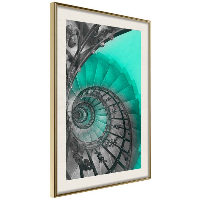 Poster Artgeist Affisch Twisted Stairs