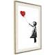 Poster Artgeist Affisch Banksy Girl with Balloon