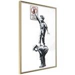 Poster Artgeist Affisch Graffiti Is a Crime