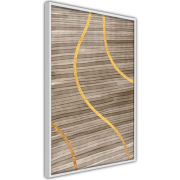 Poster Artgeist Affisch Watercolour and Gold