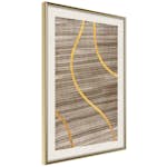 Poster Artgeist Affisch Watercolour and Gold