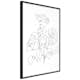 Poster Artgeist Affisch Monochrome Monstera