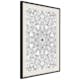 Poster Artgeist Affisch Monochrome Mandala