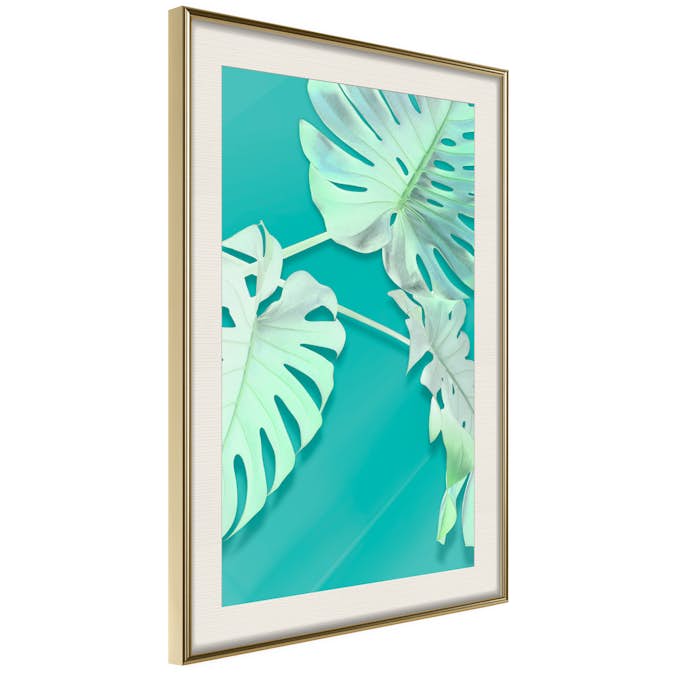 Poster Artgeist Affisch Mint Monstera