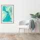 Poster Artgeist Affisch Mint Monstera