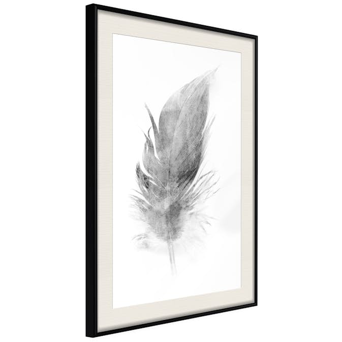 Poster Artgeist Affisch Transience Grå
