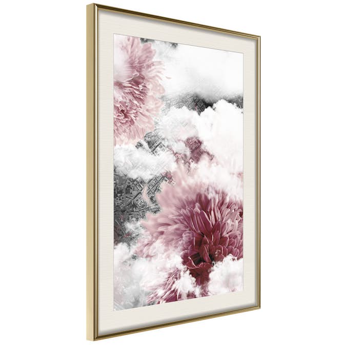 Poster Artgeist Affisch Flowers in the Clouds