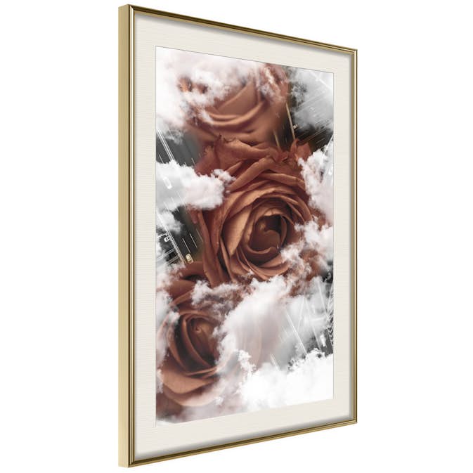 Poster Artgeist Affisch Roses in the Clouds