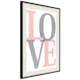 Poster Artgeist Affisch Grey Love