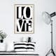Poster Artgeist Affisch Black and White Love