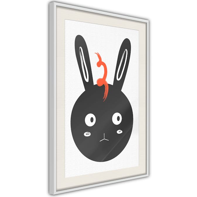 Poster Artgeist Affisch Rabbit Sees Everything