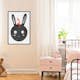 Poster Artgeist Affisch Rabbit Sees Everything