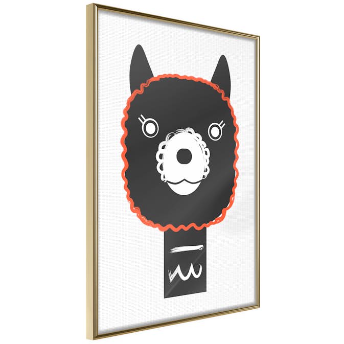 Poster Artgeist Affisch Decorative Alpaca