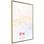 Poster Artgeist Affisch Greetings from Rabbit