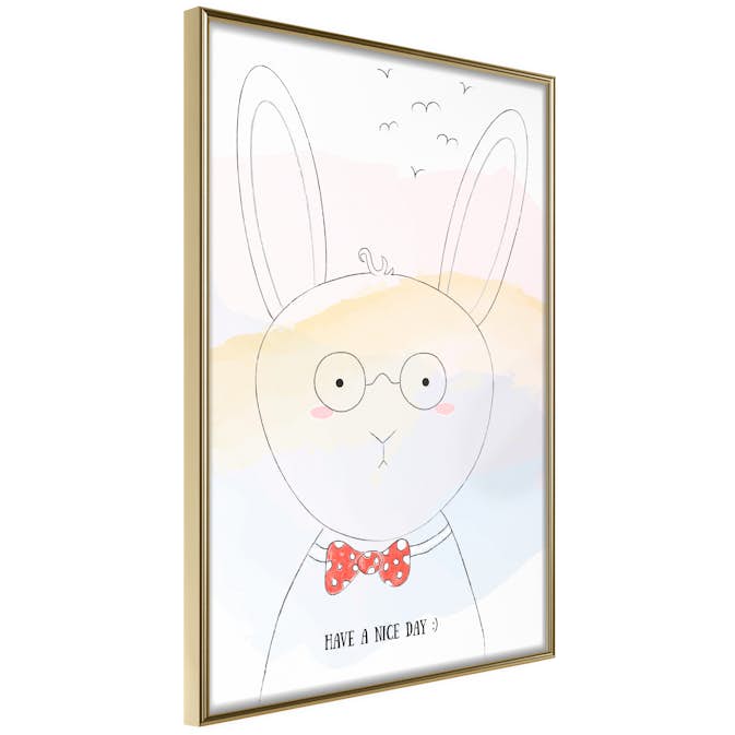 Poster Artgeist Affisch Greetings from Rabbit