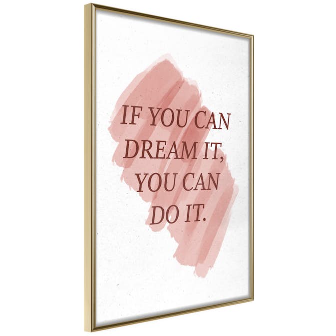 Poster Artgeist Affisch You Can Do It