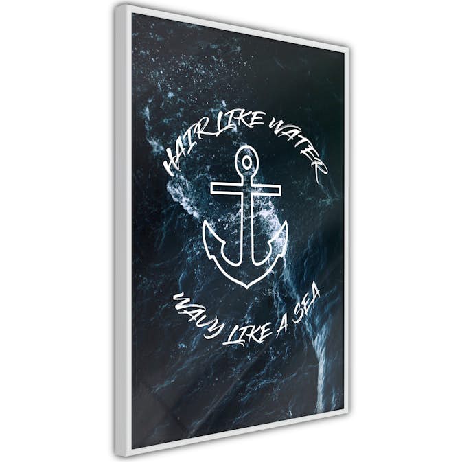 Poster Artgeist Affisch Hair like Water, Wavy like a Sea