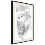 Poster Artgeist Affisch Ethnic Look Svart/Vit