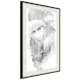 Poster Artgeist Affisch Ethnic Look Svart/Vit