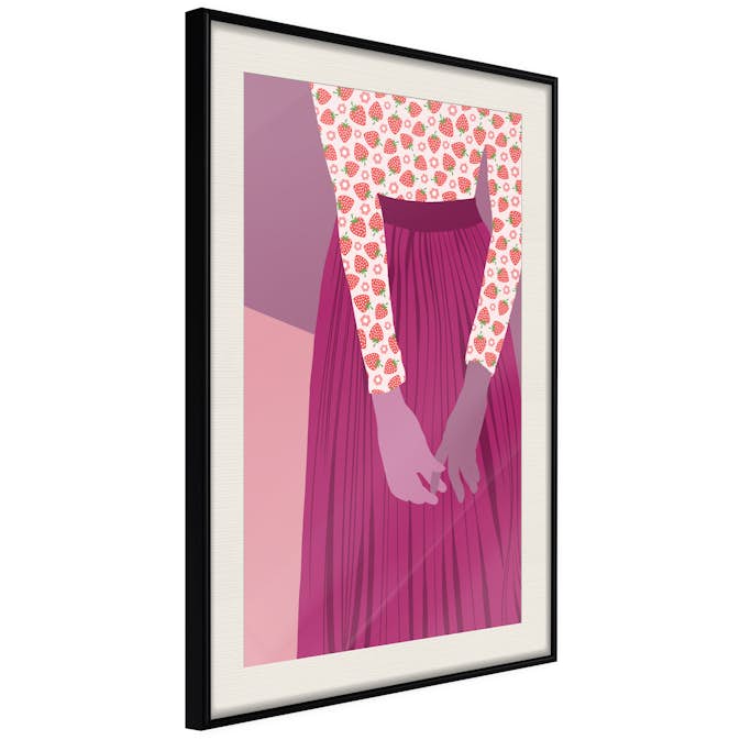 Poster Artgeist Affisch Strawberry Lady