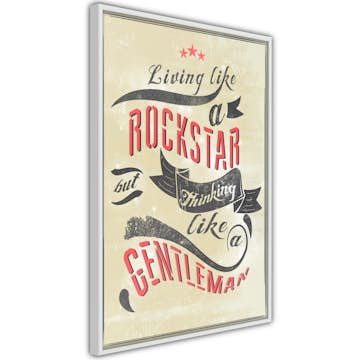 Poster Artgeist Affisch Rockstar