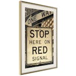 Poster Artgeist Affisch Road Signs