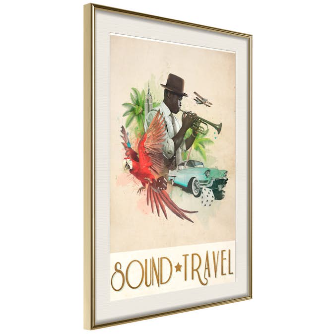 Poster Artgeist Affisch Sound Travel