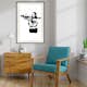 Poster Artgeist Affisch Banksy Mona Lisa with Rocket Launcher