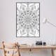 Poster Artgeist Affisch Black Mandala