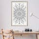 Poster Artgeist Affisch Black Mandala