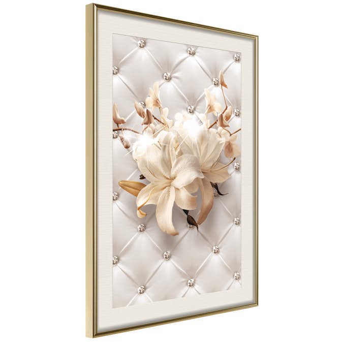 Poster Artgeist Affisch Diamond Lilies