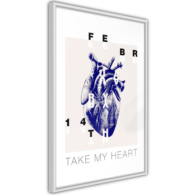 Poster Artgeist Affisch Take My Heart