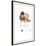 Poster Artgeist Affisch Keep Calm and Love