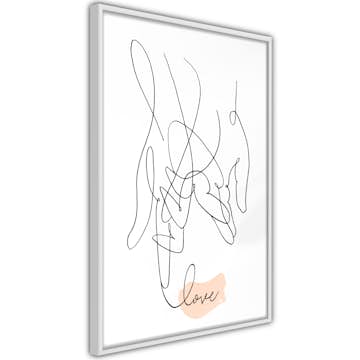 Poster Artgeist Affisch Tangled Love