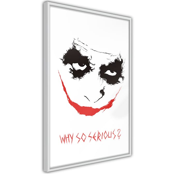 Poster Artgeist Affisch Why so Serious?