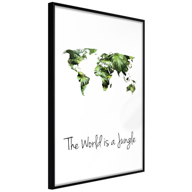 Poster Artgeist Affisch The World Is a Jungle