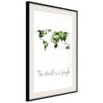 Poster Artgeist Affisch The World Is a Jungle