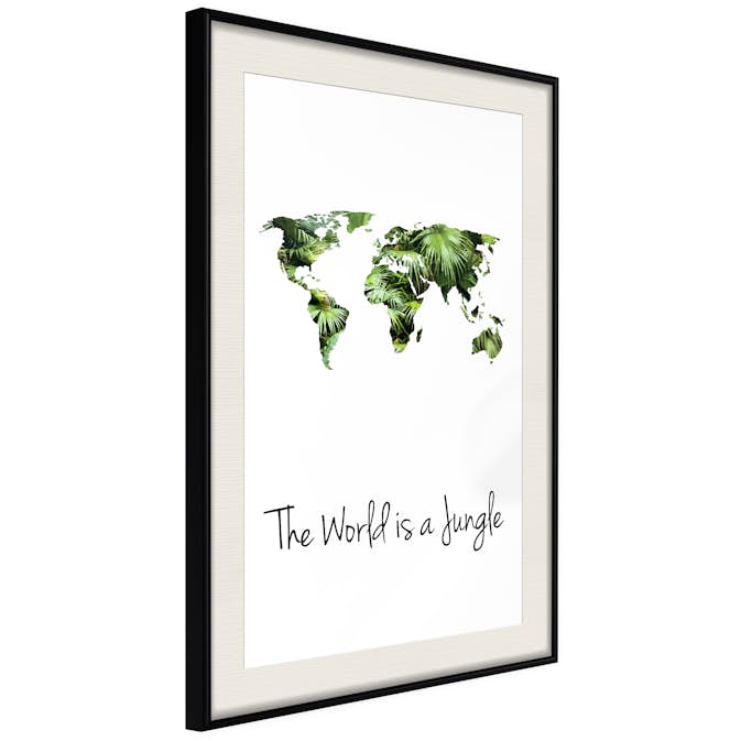 Poster Artgeist Affisch The World Is a Jungle