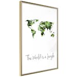Poster Artgeist Affisch The World Is a Jungle