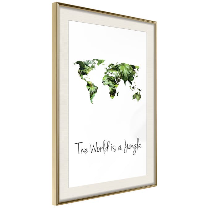 Poster Artgeist Affisch The World Is a Jungle